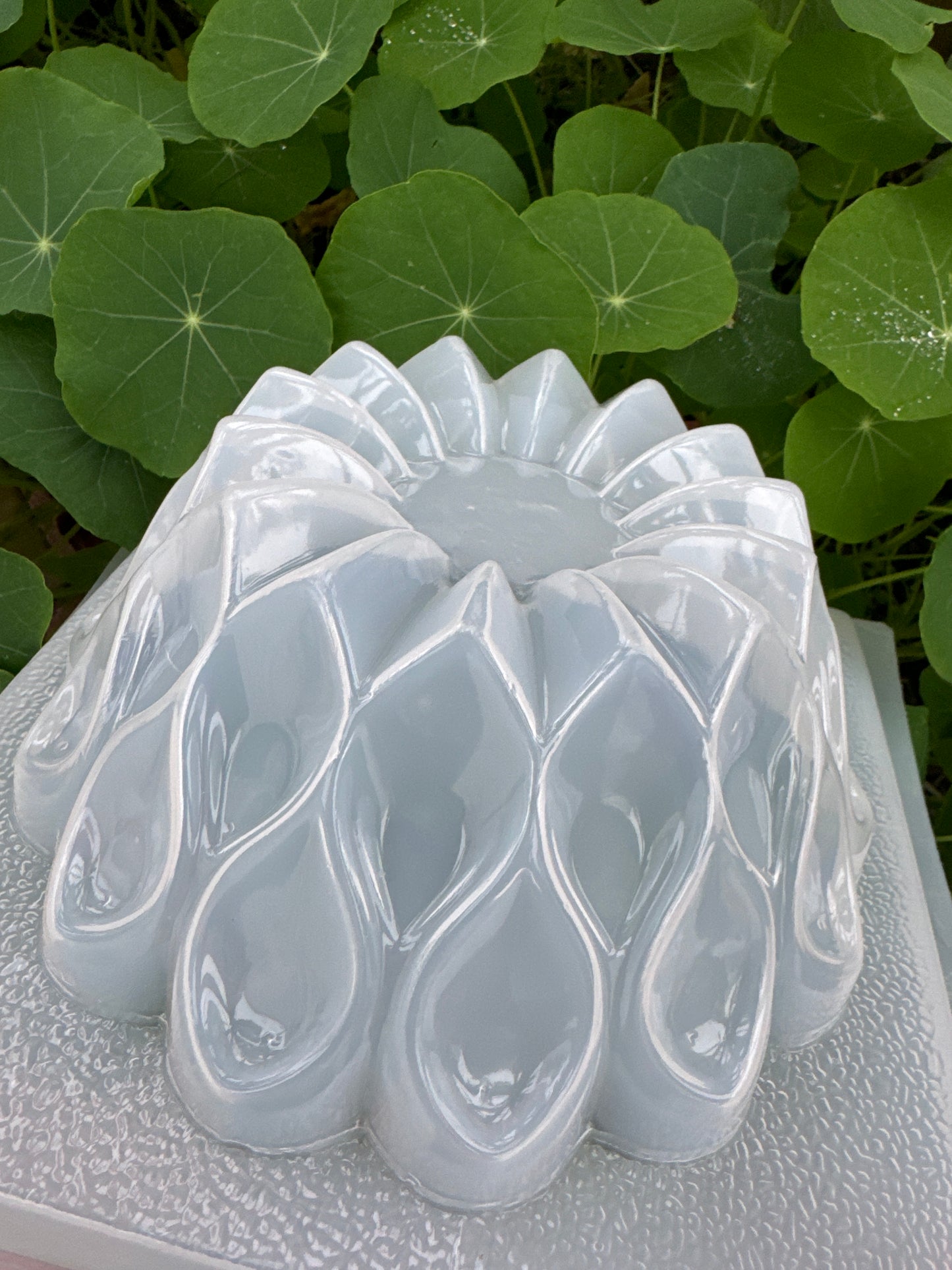 Round mold, gelatina molde, gelatina mold,  dessert table