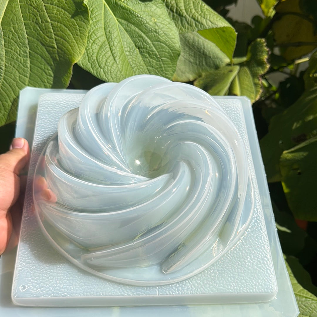 Swirl mold, molde redondo