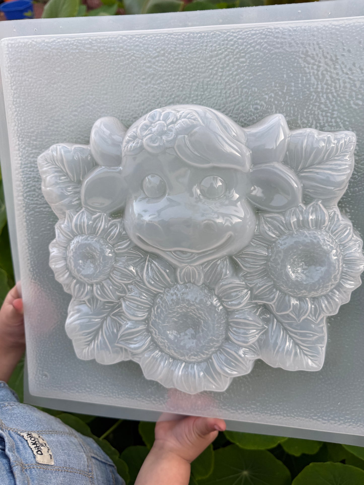 Vaca con Girasoles Molde, Cow with Sunflowers Mold