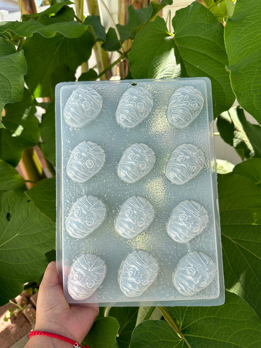 Halloween mold, molde halloween, mummy mold