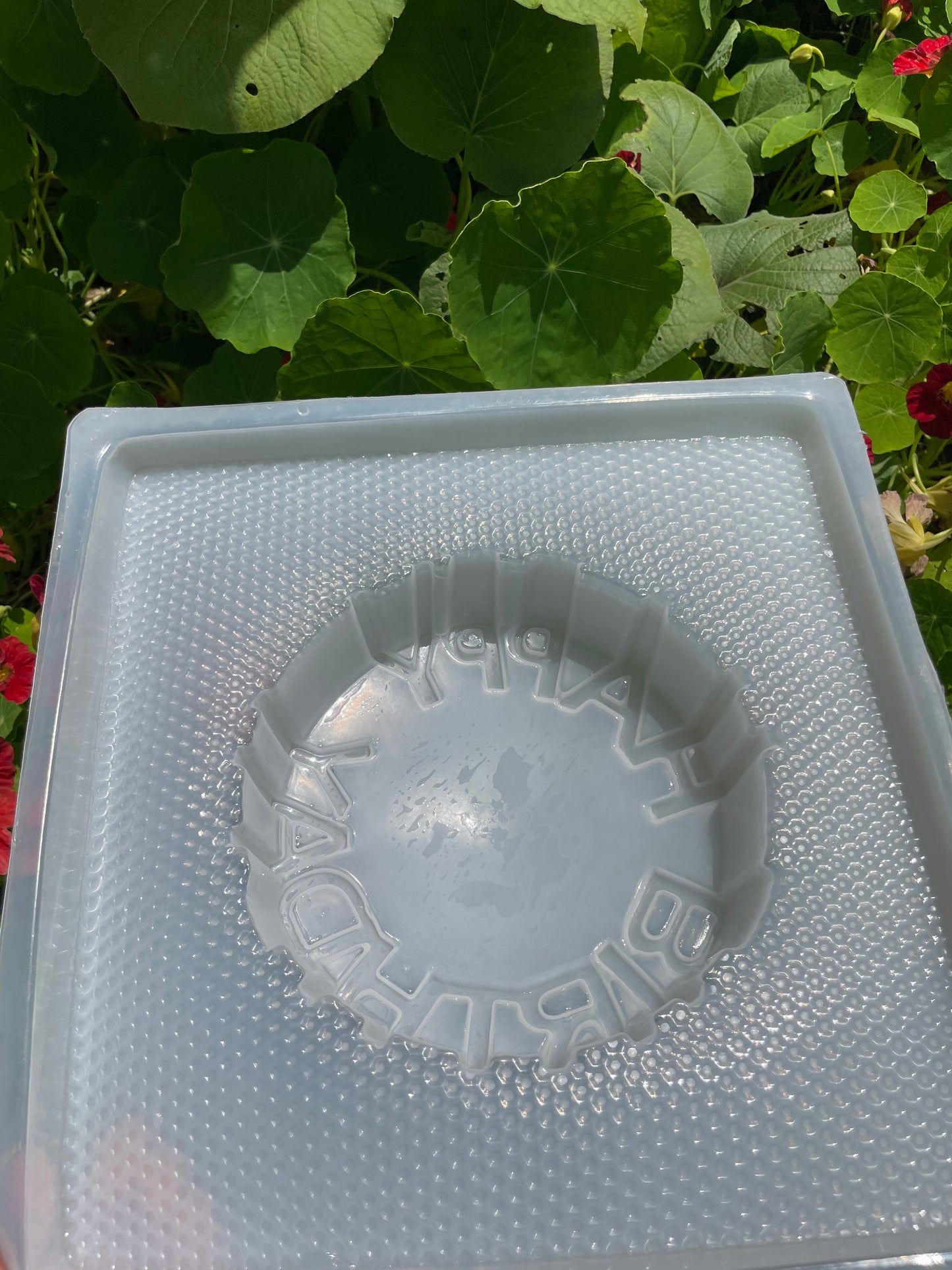 Birthday mold, cake mold, gelatina mold,  dessert table, happy birthday mold