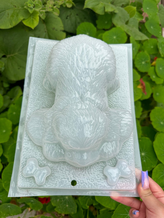 Dog mold, puppy mold, gelatina mold,  dessert table