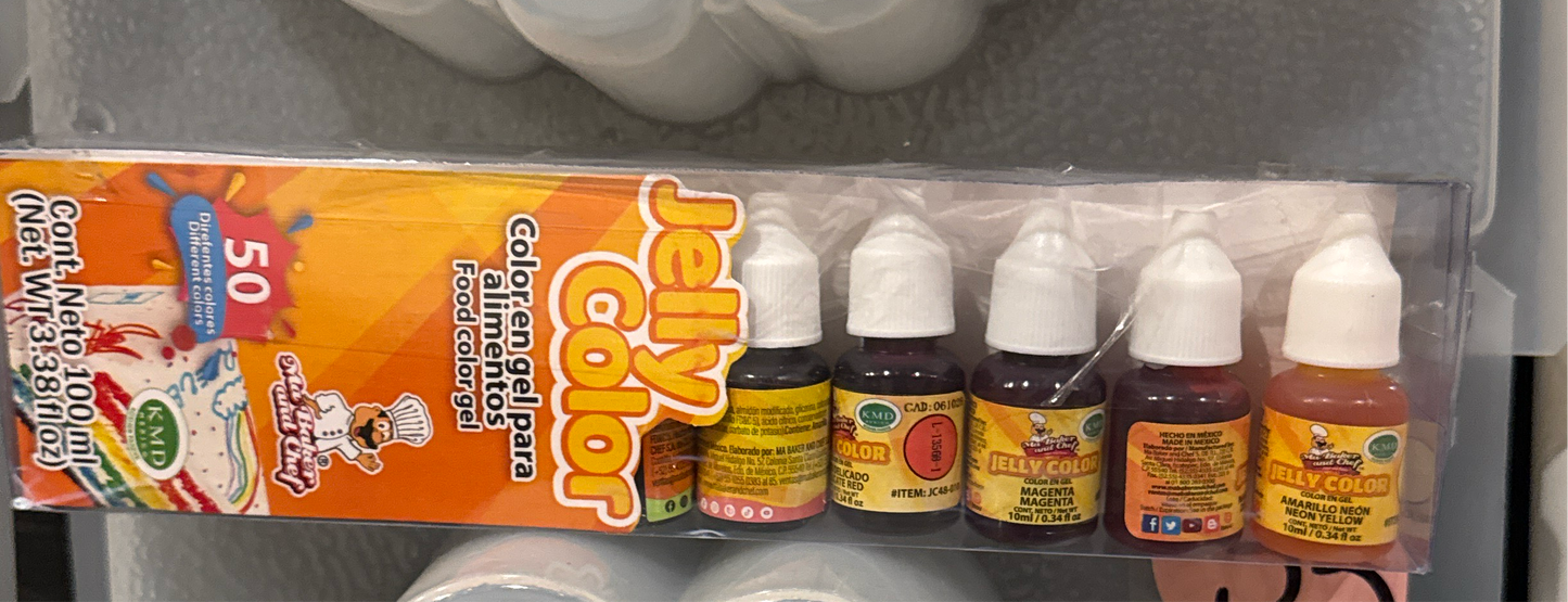 COLORES EN GEL, GEL COLORS