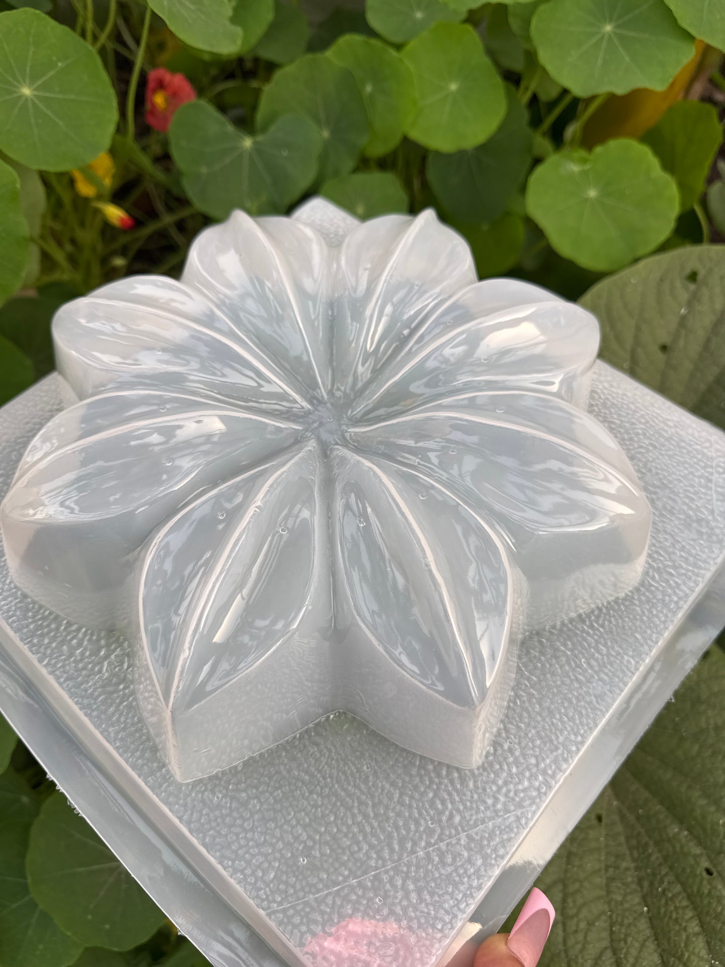 Flower mold, Gelatin mold,  dessert table