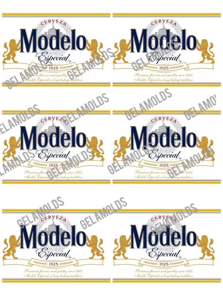 Transfer Latas 4 pulgadas  / Image for beer mold. Life size as 12oz beer can /medida igual a una cervesa de 12oz