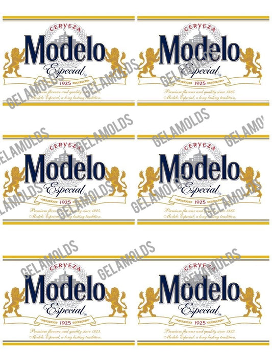 Transfer Latas 4 pulgadas  / Image for beer mold. Life size as 12oz beer can /medida igual a una cervesa de 12oz